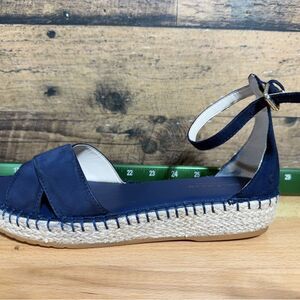 Cole Haan Navy Espadrille Sandals